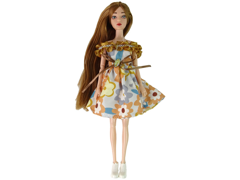 Lutka za igru Emily za modnu reviju sa proljetnim šeširom - 30 cm