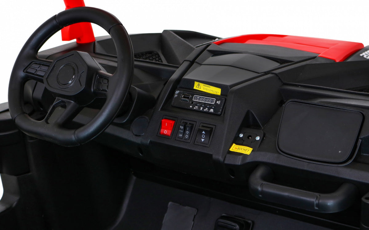 Buggy na akumulator ATV Racing 4x4 - dvosjed - crveni