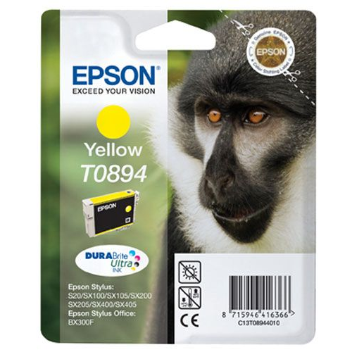 Epson Monkey T0894 spremnik s tintom 1 kom Original Žuto