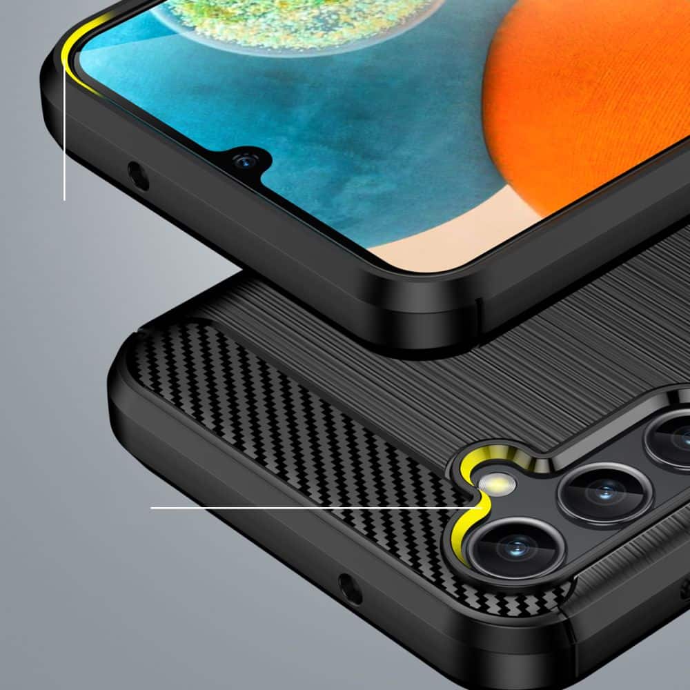 TECH-PROTECT TPUCARBON POUZDRO PRO SAMSUNG GALAXY A14 4G/ 5G ČERNÉ