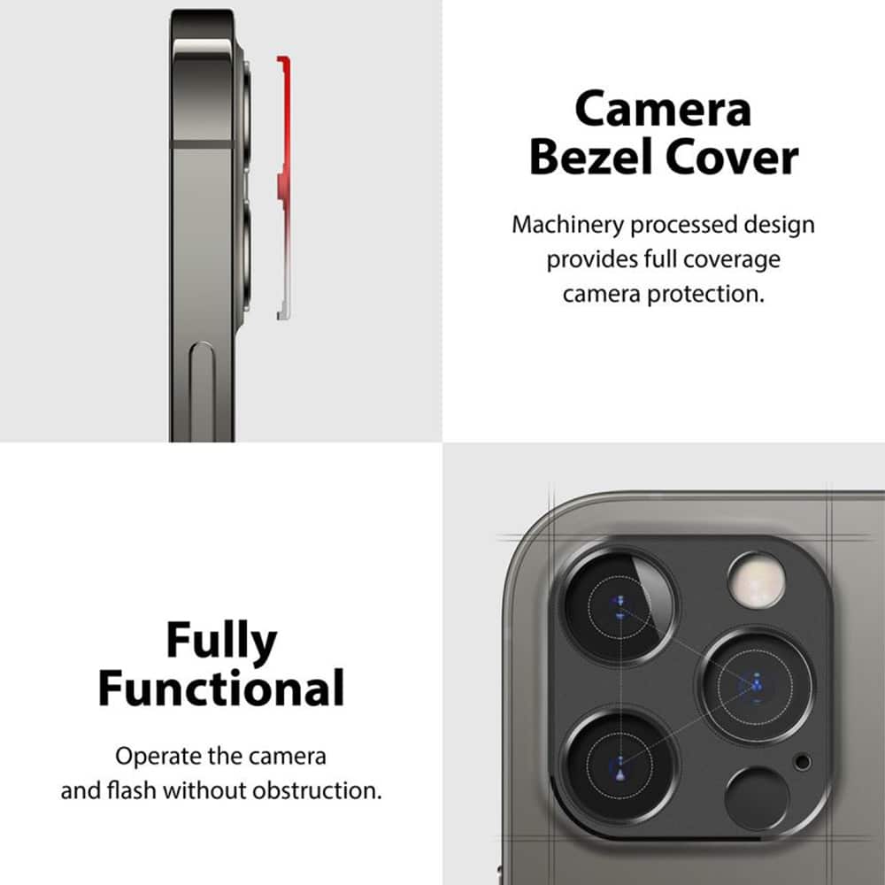 Ringke – Stylový kryt na fotoaparát pro iPhone 12 Pro Max – modrý
