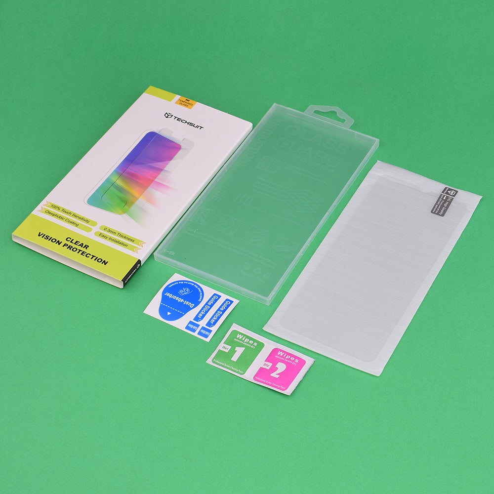 Techsuit – Clear Vision Glass tvrzené sklo pro Motorola Moto E22 / Moto E22i / Moto E13 – Průhledné