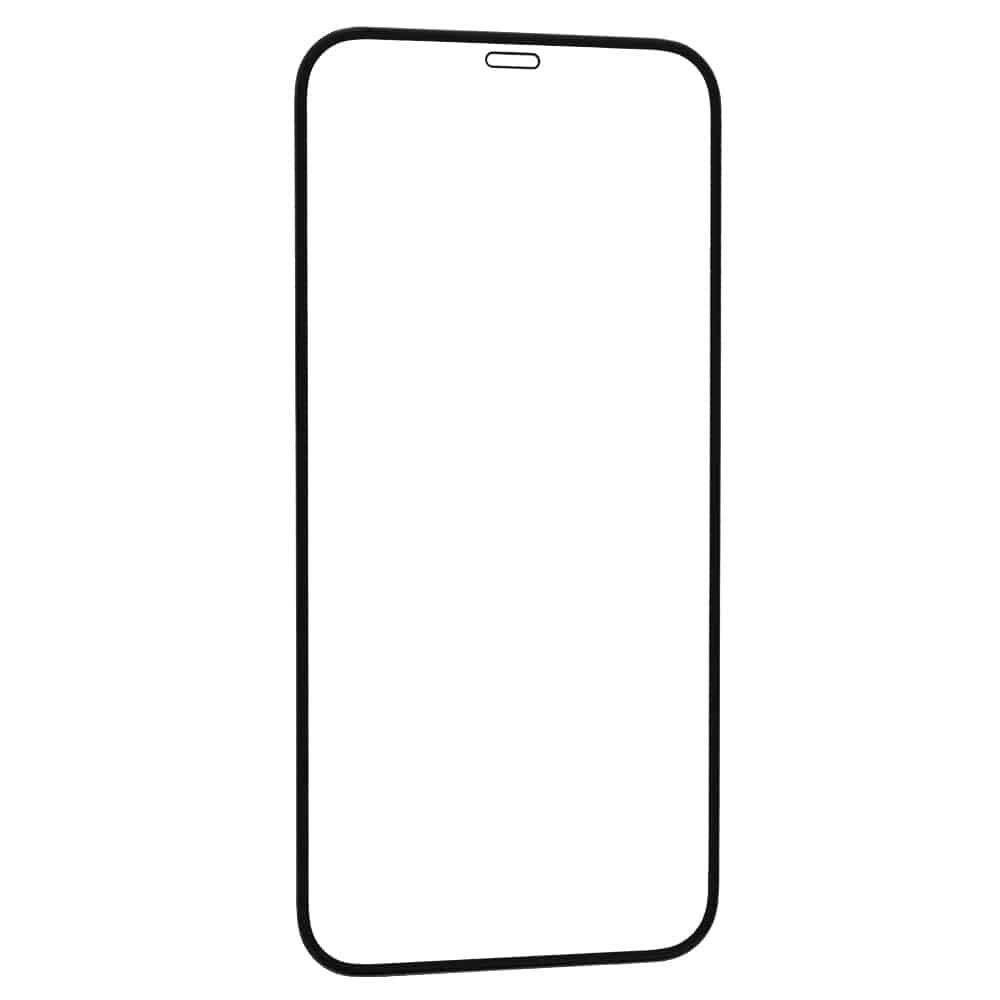 Mocolo - 3D zakřivené plně adhezivní sklo pro iPhone 12 / 12 Pro - černé