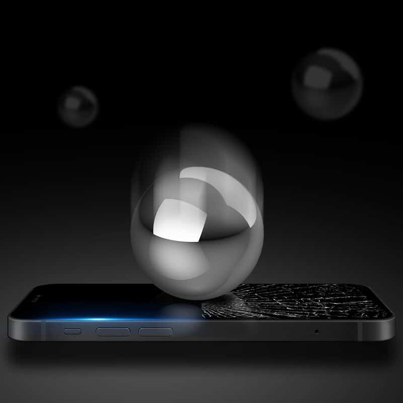 Mocolo - 3D zakřivené plně adhezivní sklo pro iPhone 12 / 12 Pro - černé