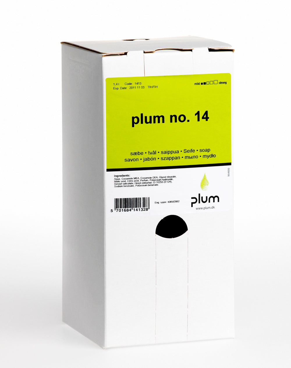 Krem sapun za pranje ruku-PLUM br.14, 1,4 L vreća u kutiji