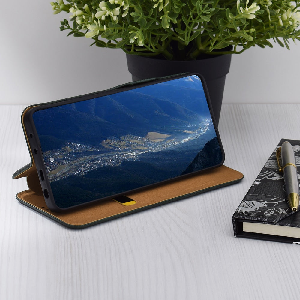 Techsuit Safe Wallet Plus skládací pouzdro pro Honor 200 Lite – tmavě zelené