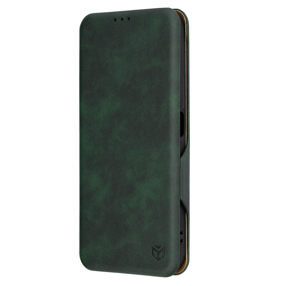 Techsuit Safe Wallet Plus skládací pouzdro pro Honor 200 Lite – tmavě zelené