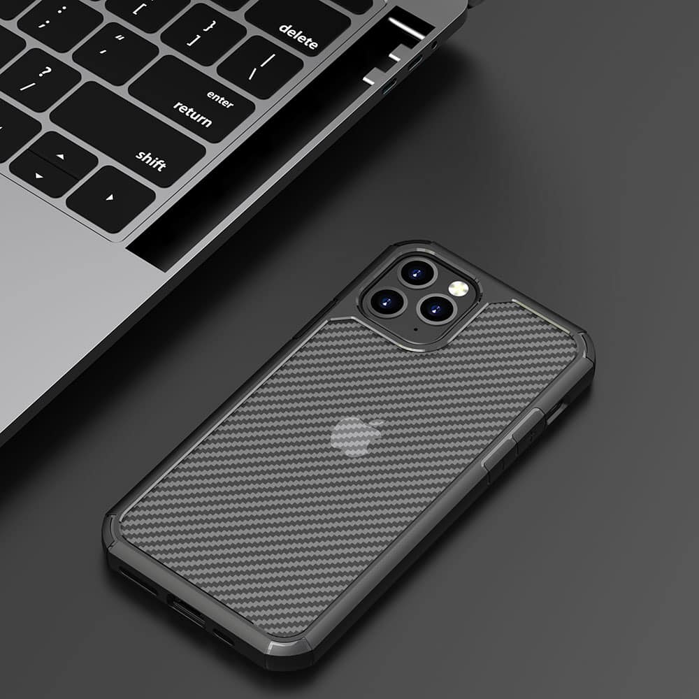 Techsuit CarbonFuse pouzdro pro iPhone 12 / 12 Pro