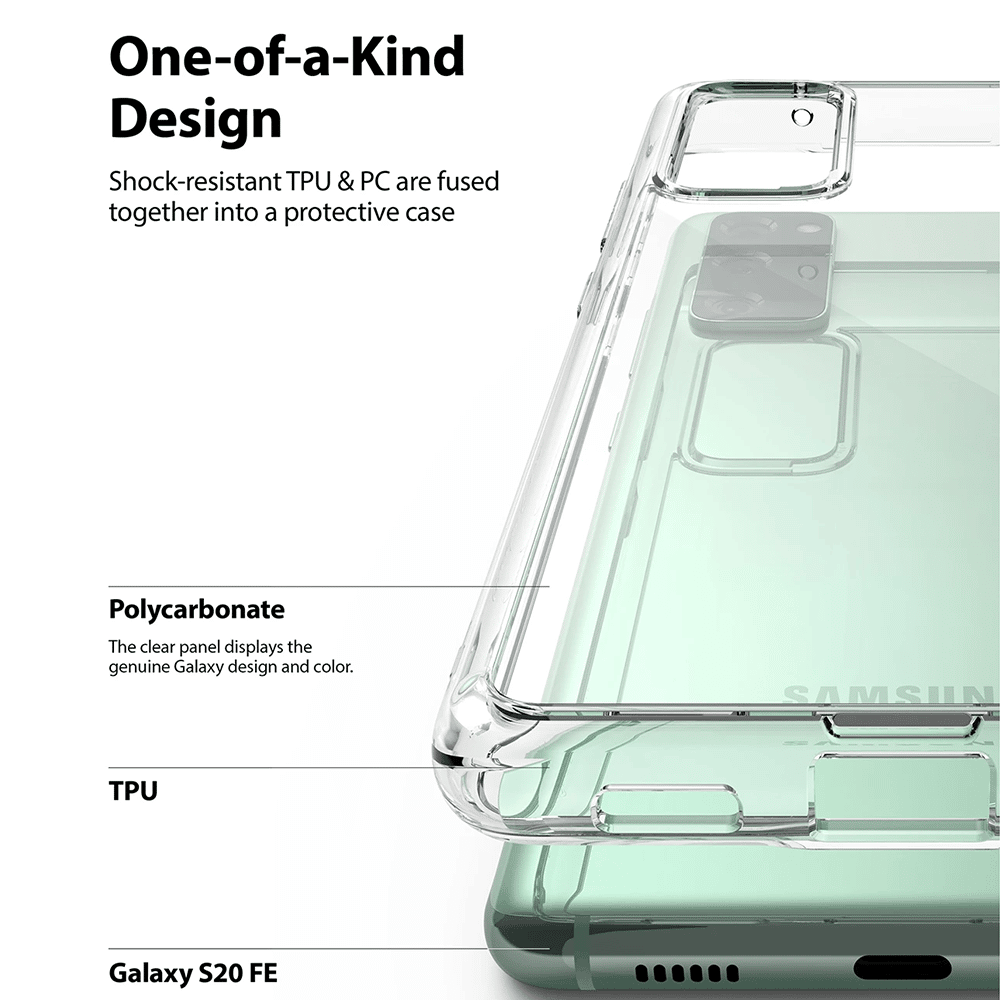 Ringke - Fusion - Samsung Galaxy S20 FE 4G / S20 FE 5G - průhledné