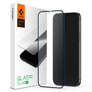 Spigen - Glas.TR Slim - iPhone 12 / 12 Pro - crna