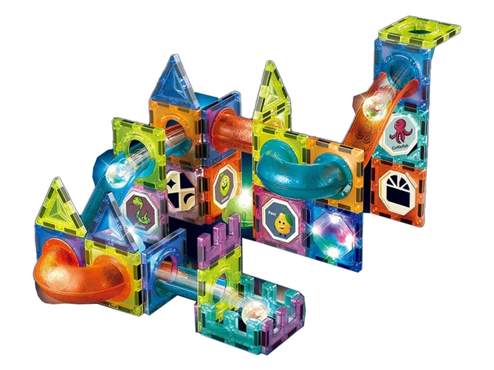 Osvijetljena magnetska staza Ball Slide - 75 komada
