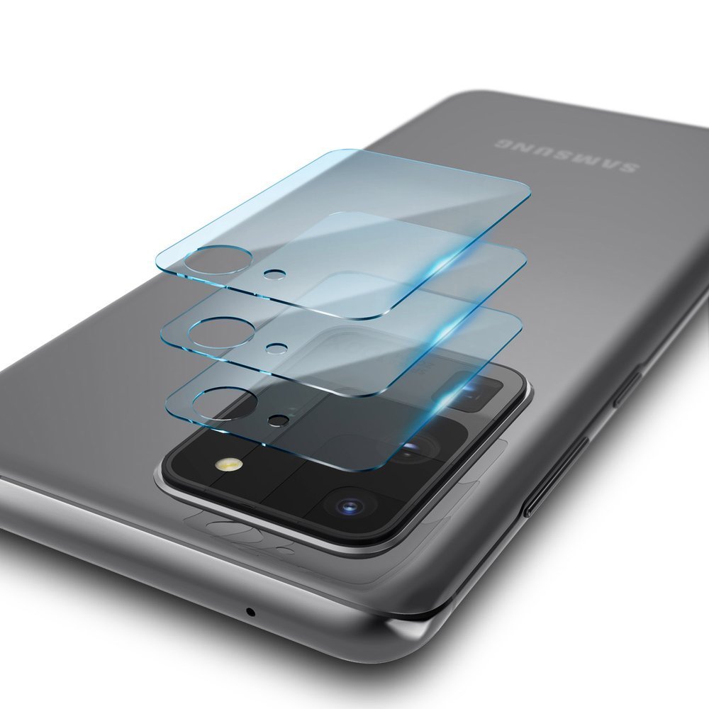 Ringke - IDGL sklo na kameru (3 ks) - Samsung Galaxy S20 Ultra 4G / S20 Ultra 5G - průhledné
