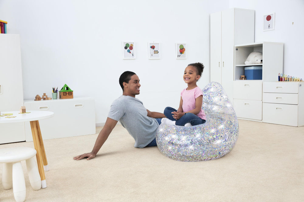 Glitter fotelja na napuhavanje 72 x 72 x 64 cm Bestway 75105