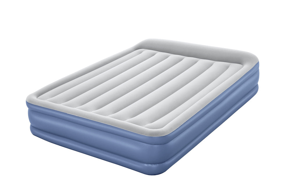 Dupli madrac na napuhavanje 203 x 152 x 46 cm Bestway 67630 - sivo/plavi