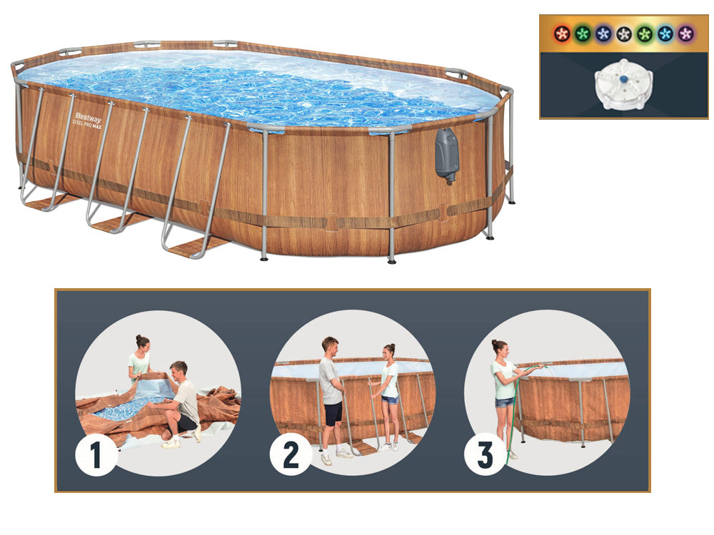Bestway bazen s okvirom set (610 x 366 x 122 cm)