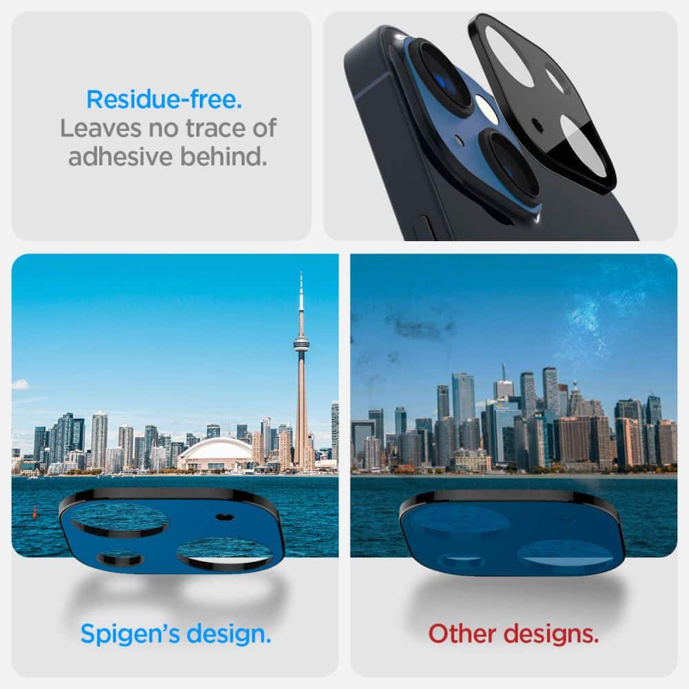 SPIGEN OPTIK.TR OCHRANA FOTOAPARÁTU 2-PACK IPHONE 14/14 PLUS ČERNÁ KRYTKA