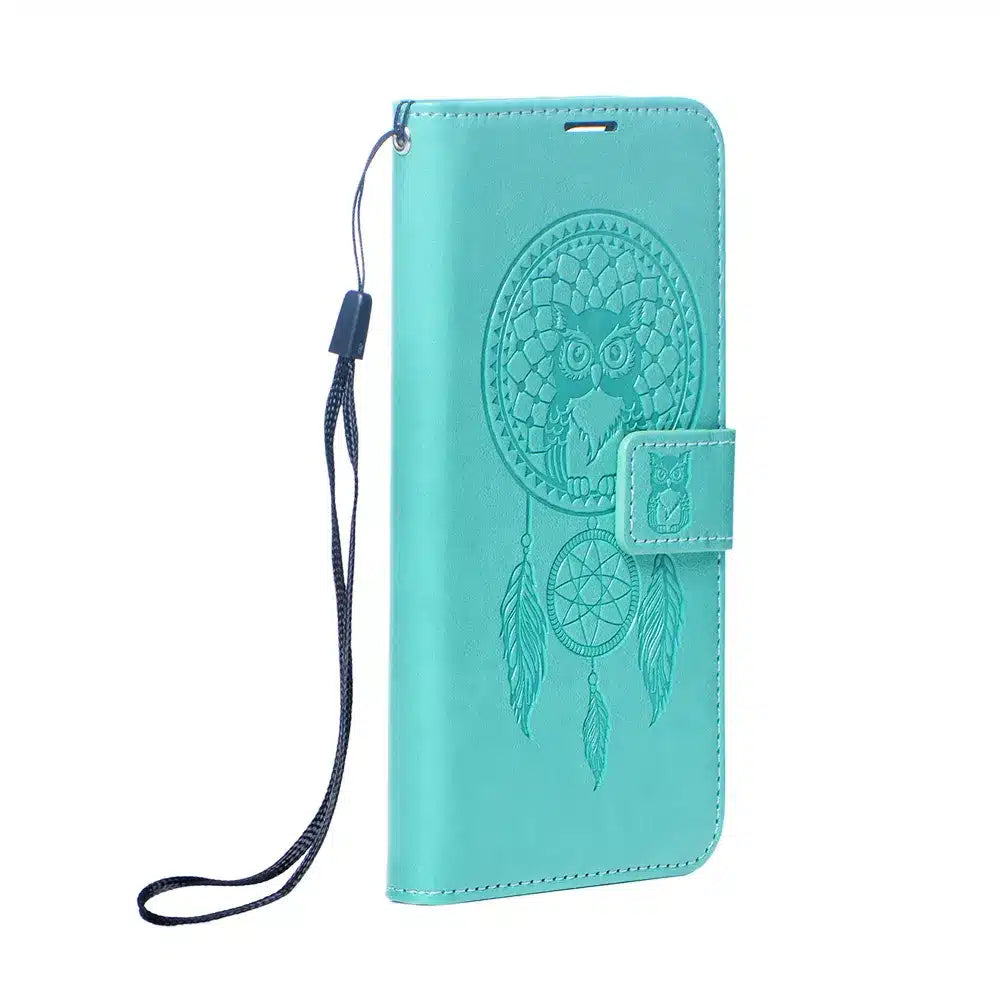 MEZZO Book case flipové pouzdro pro XIAOMI Redmi NOTE 12 PRO Plus 5G lapač snů zelené
