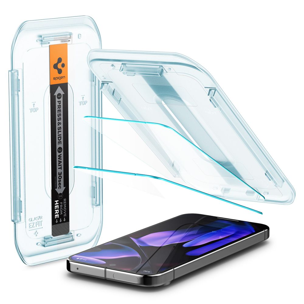 Spigen - Tvrzené sklo Glas.tR EZ-FIT (2 ks) pro Google Pixel 9 / 9 Pro / 10 / 10 Pro AGL08442 - čiré