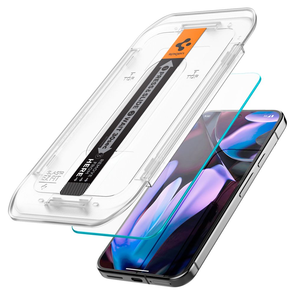 Spigen - Tvrzené sklo Glas.tR EZ-FIT (2 ks) pro Google Pixel 9 / 9 Pro / 10 / 10 Pro AGL08442 - čiré