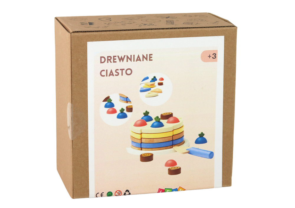 Drveni kolač Komadi torte - 8 komada.