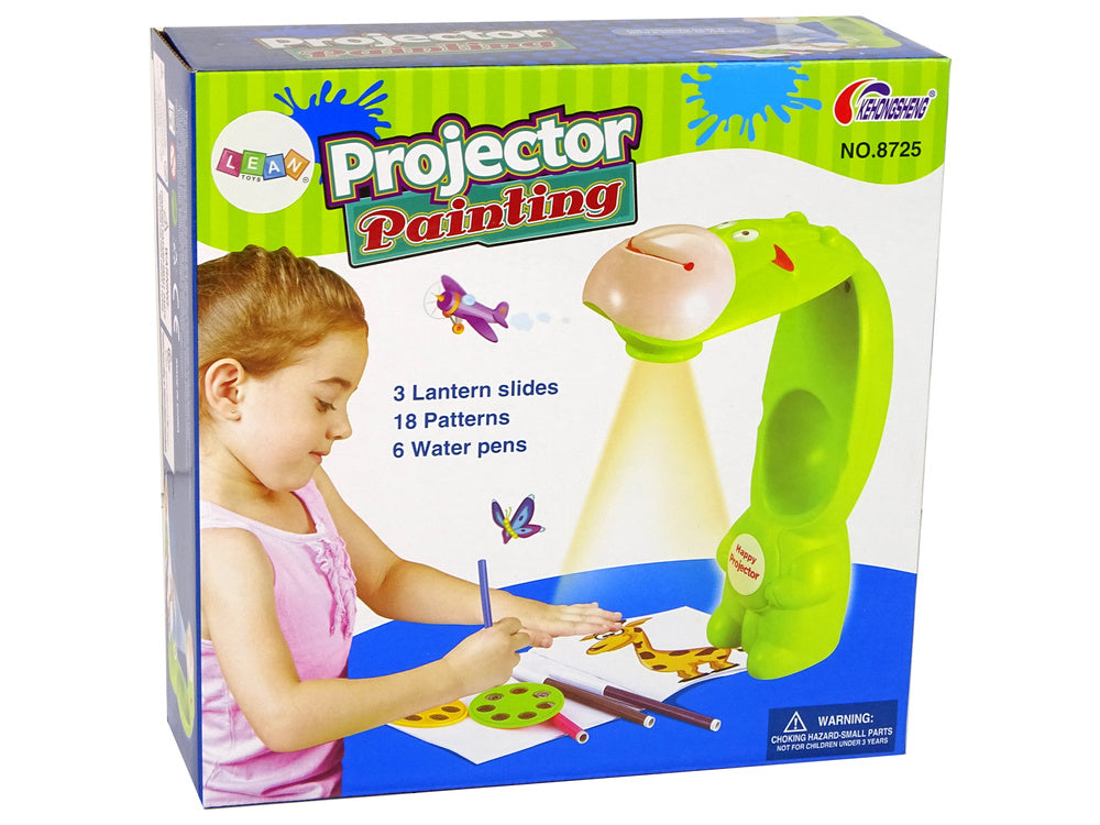 Projektor za crtanje Fudge + flomasteri - zeleni