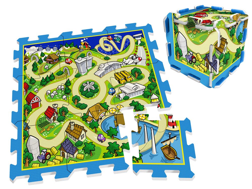 Podne mekane puzzle gradić