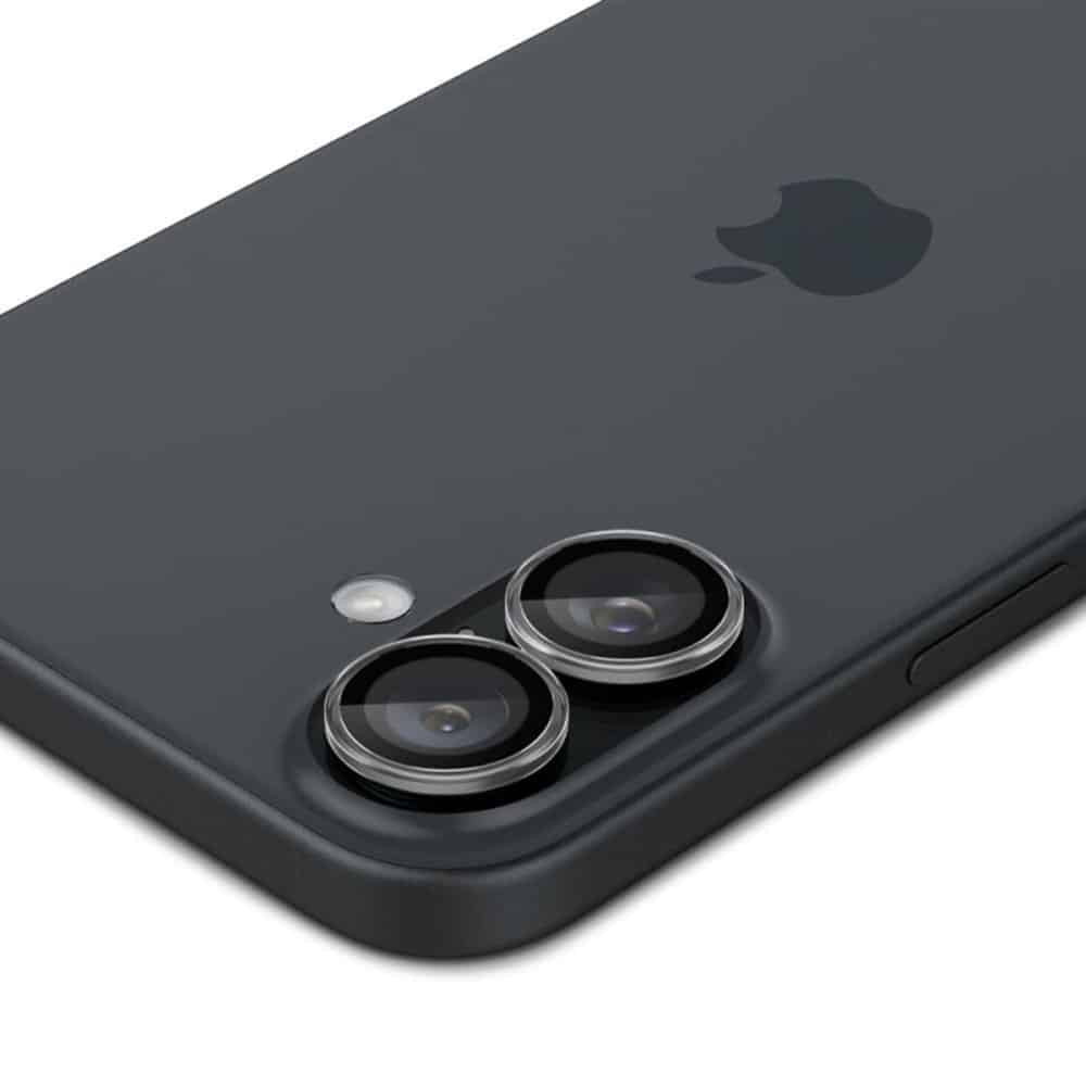 Spigen - Optik.tR sklo fotoaparátu (2 ks) AGL08531 pro iPhone 16 / iPhone 16 Plus - průhledné