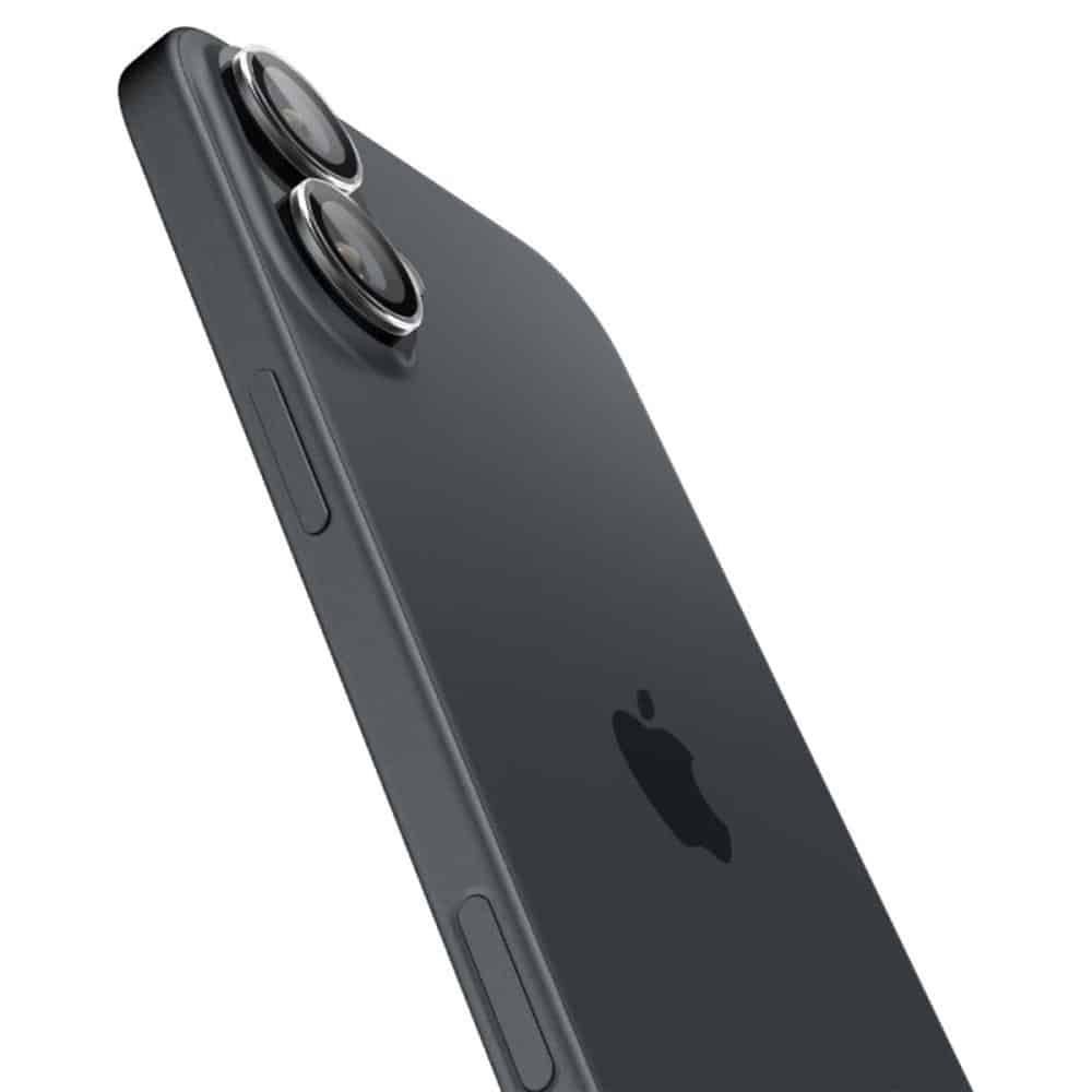 Spigen - Optik.tR sklo fotoaparátu (2 ks) AGL08531 pro iPhone 16 / iPhone 16 Plus - průhledné