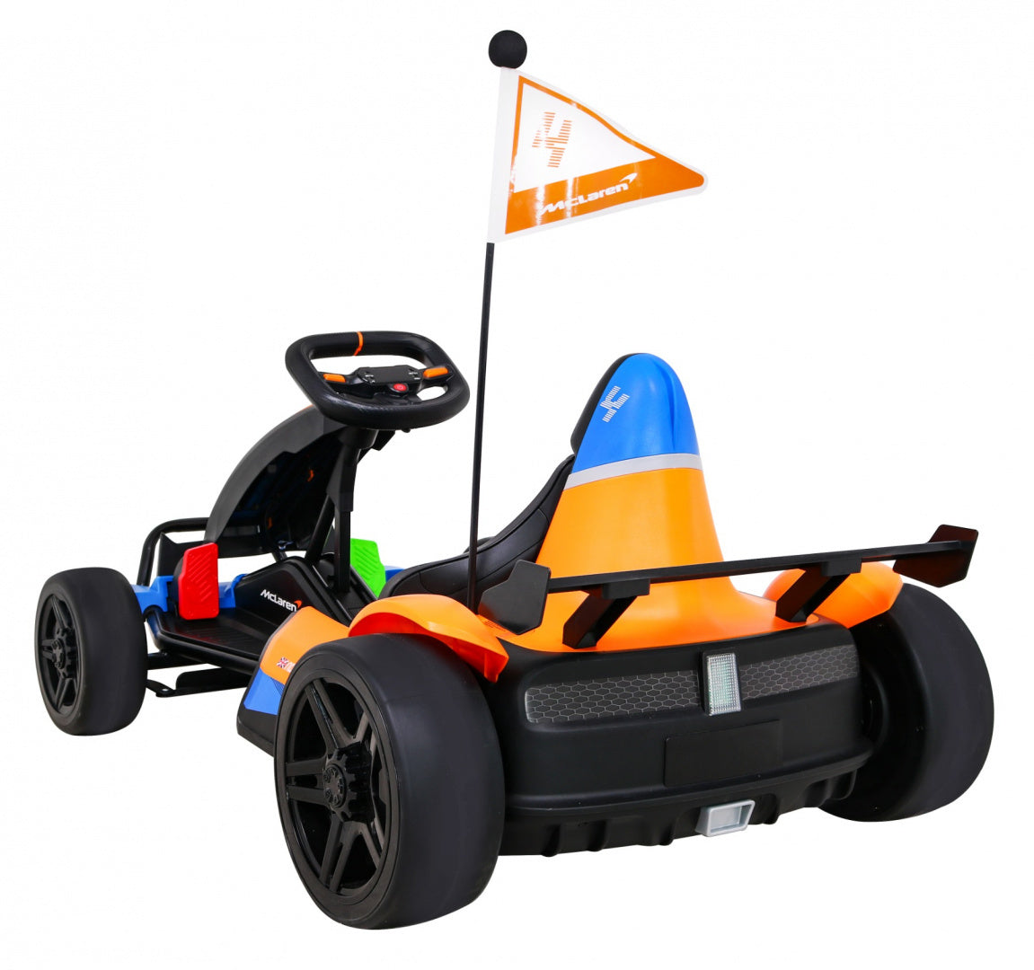 Licencirani Go-kart na akumulator McLaren Drift - narančasti