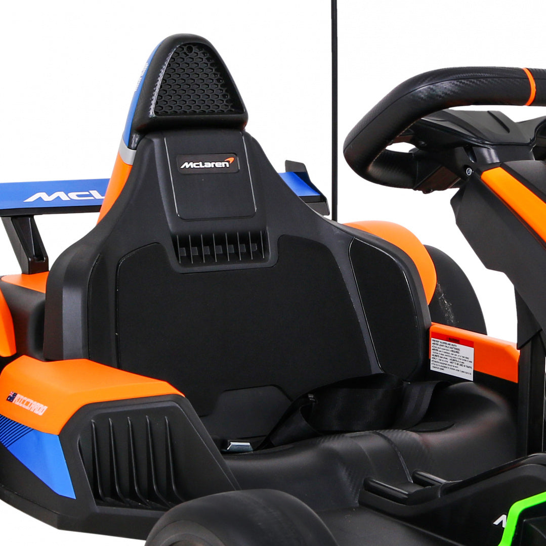 Licencirani Go-kart na akumulator McLaren Drift - narančasti