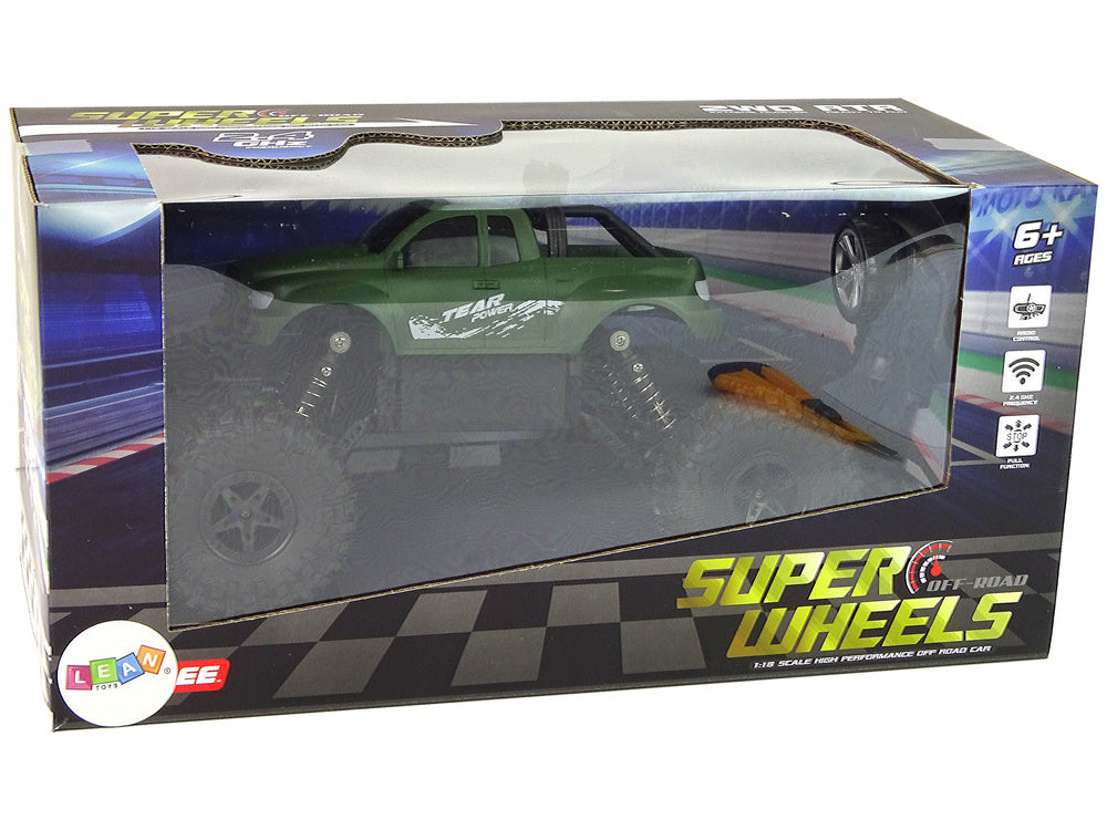 Buggy na daljinsko upravljanje PLASTIC 1:18 - zeleni