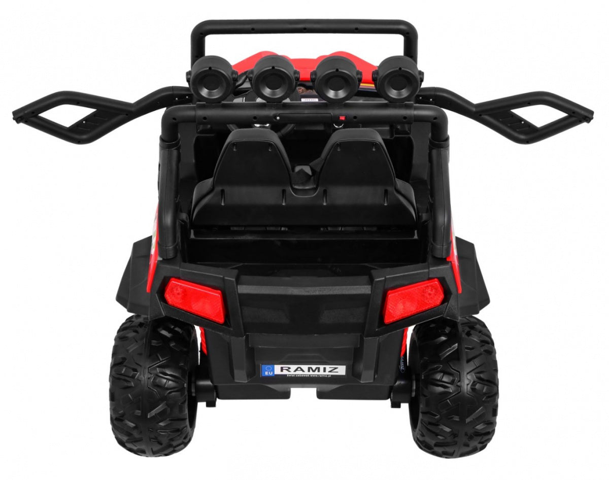 Buggy na akumulator Grand 4x4 LIFT - dvosjed - crveni