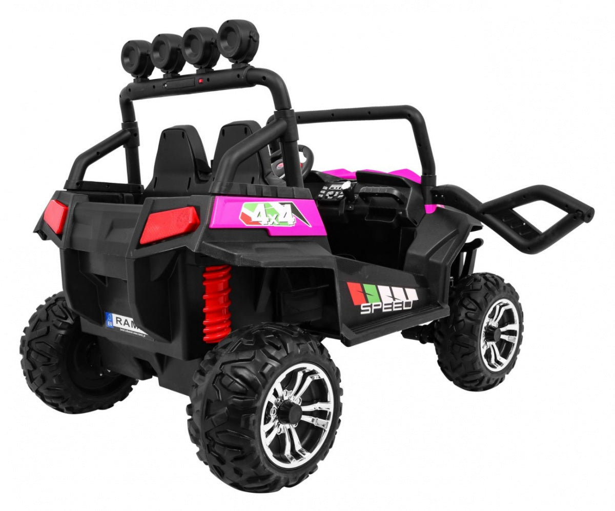 Buggy na akumulator Grand 4x4 LIFT STRONG - dvosjed - rozi