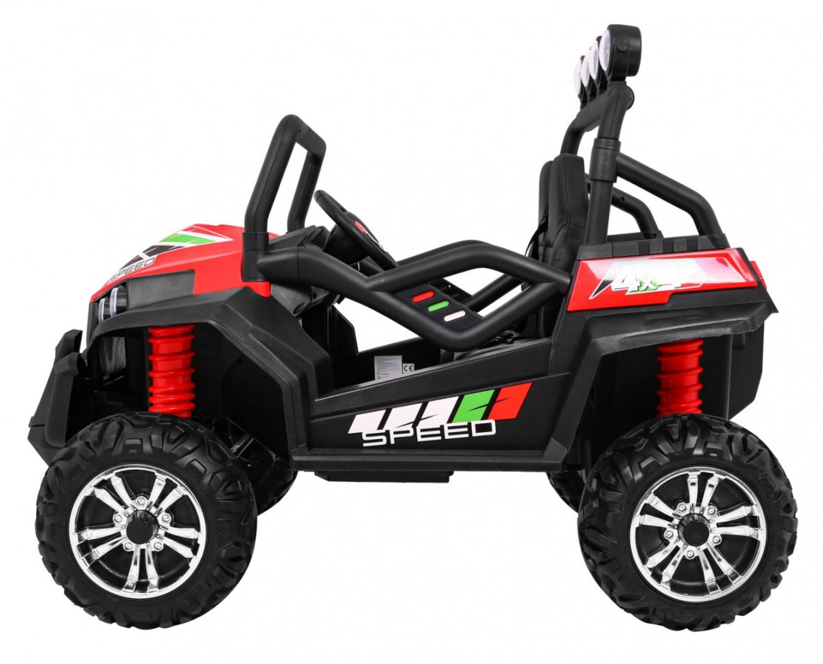 Buggy na akumulator Grand 4x4 LIFT STRONG - dvosjed - crveni