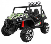 Buggy na akumulator Grand 4x4 LIFT STRONG - dvosjed - moro