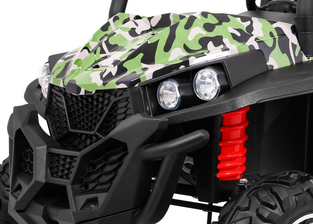 Buggy na akumulator Grand 4x4 LIFT STRONG - dvosjed - moro