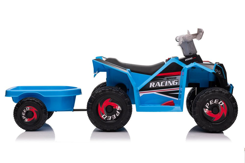 Quad na akumulator s prikolicom XMX630T - plavi