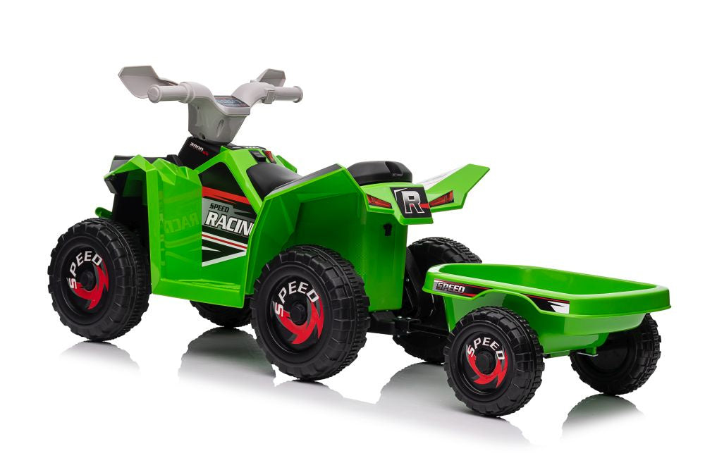 Quad na akumulator s prikolicom XMX630T - zeleni