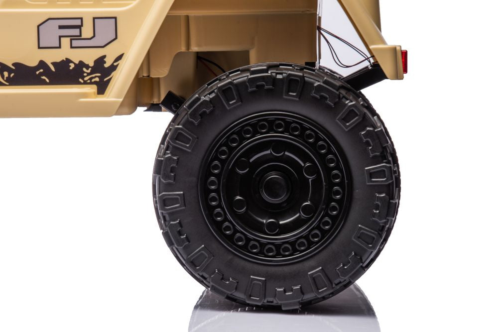 Licencirani auto na akumulator Toyota FJ White 4x4 - khaki