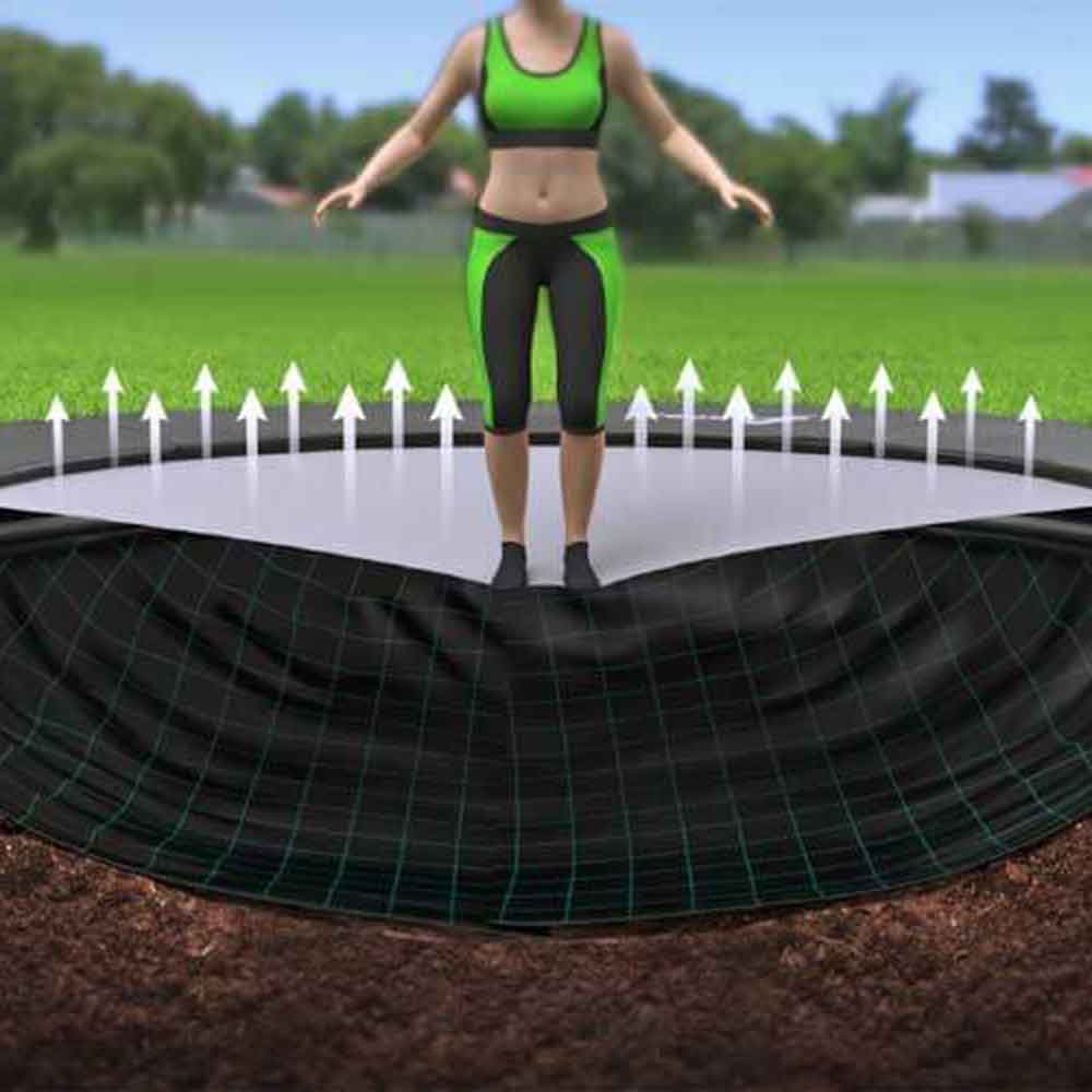 Primus Premium trampolin – ukopni trampolin za dvorište i javne površine Okrugli-366-cm