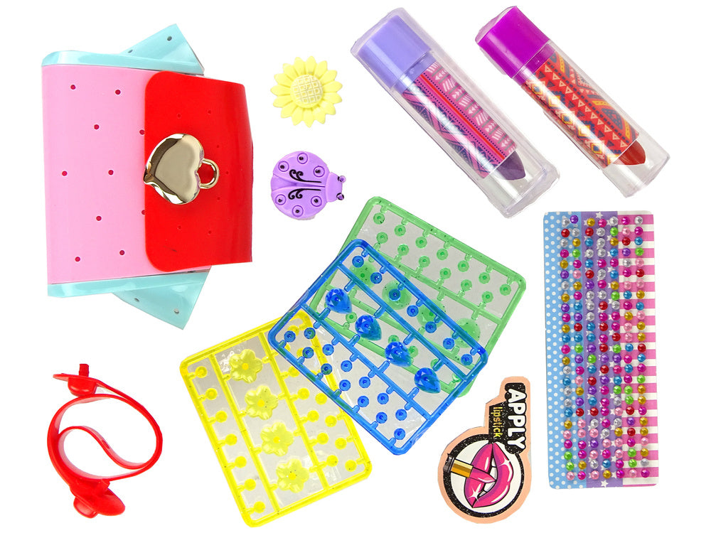 Colorful Makeup and Jewelry Set