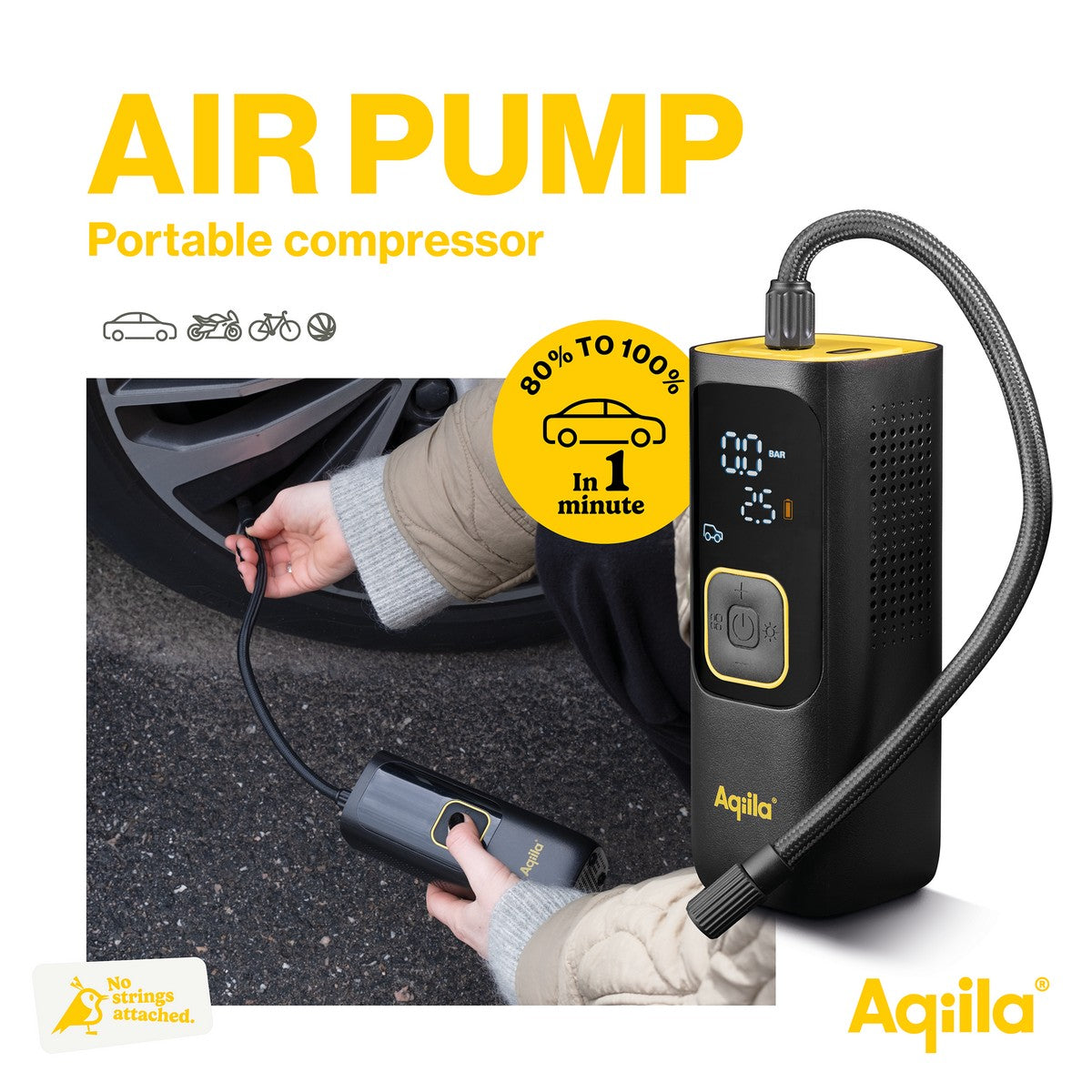 Aqiila Airbird C7 prijenosna pumpa za zrak