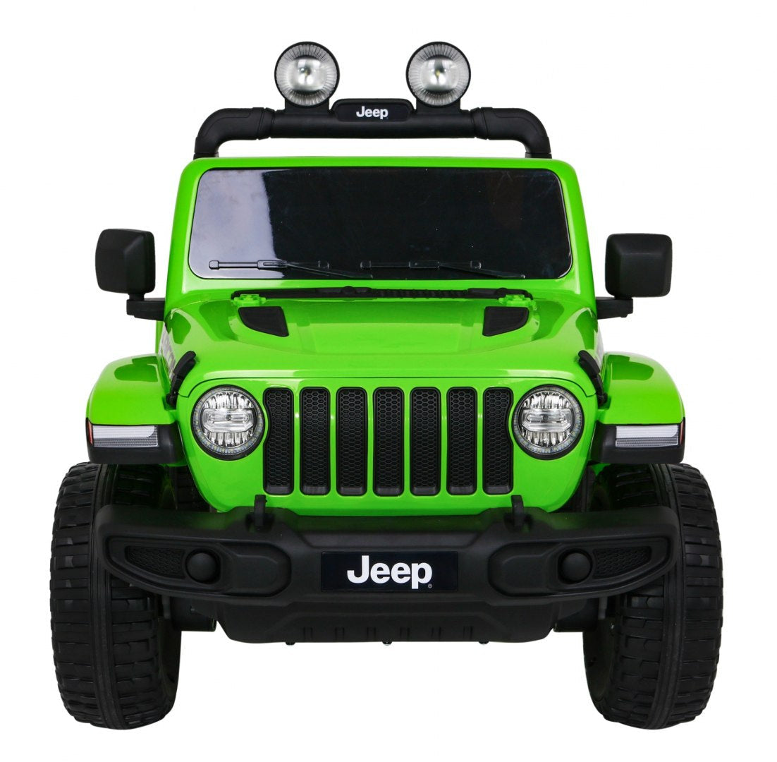 Licencirani auto na akumulator Jeep Wrangler Rubicon 4x4 - Zeleni