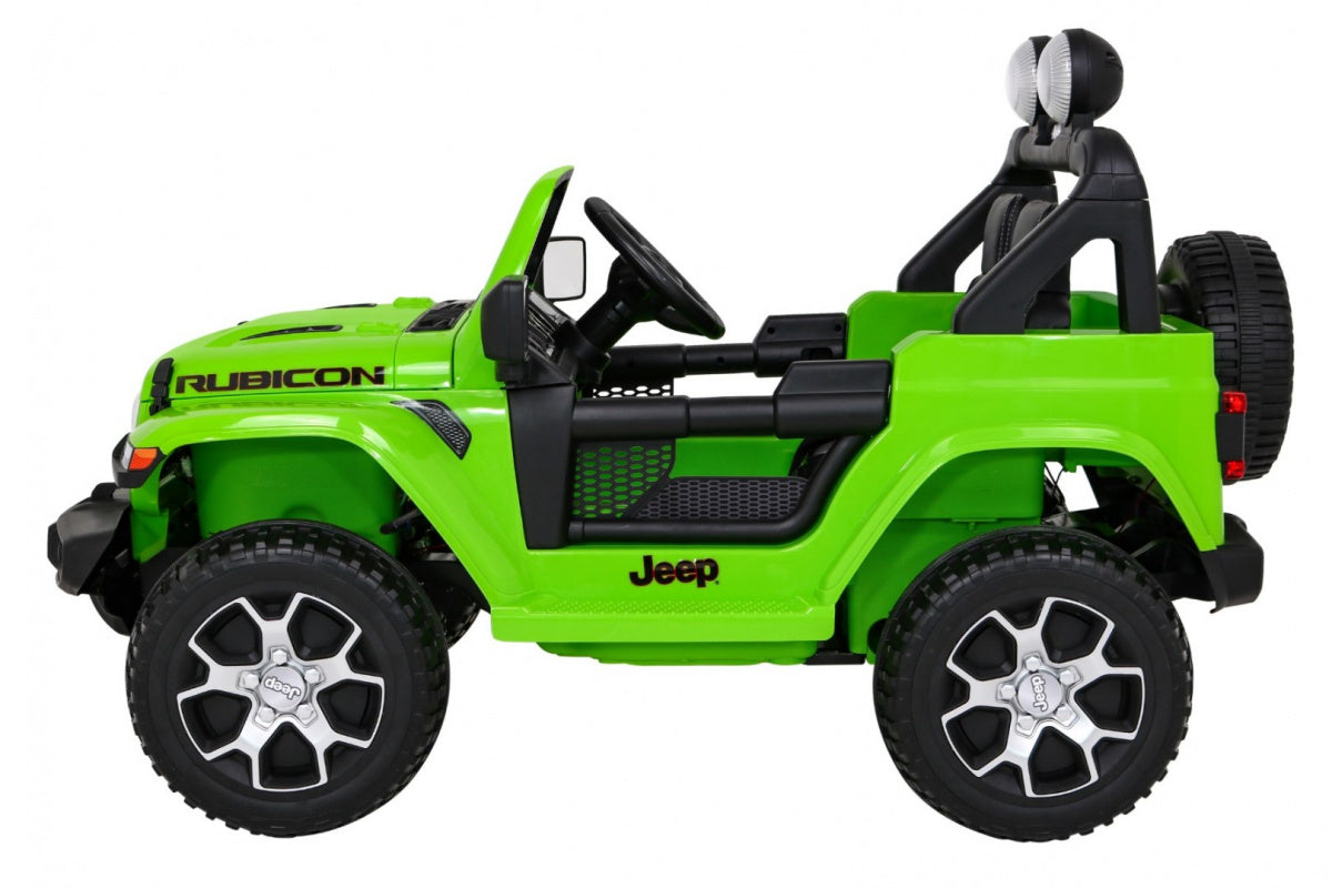 Licencirani auto na akumulator Jeep Wrangler Rubicon 4x4 - Zeleni