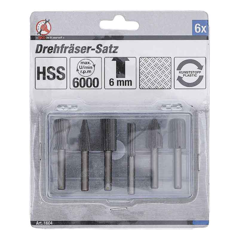 Glodala HSS Set 6 komada BGS