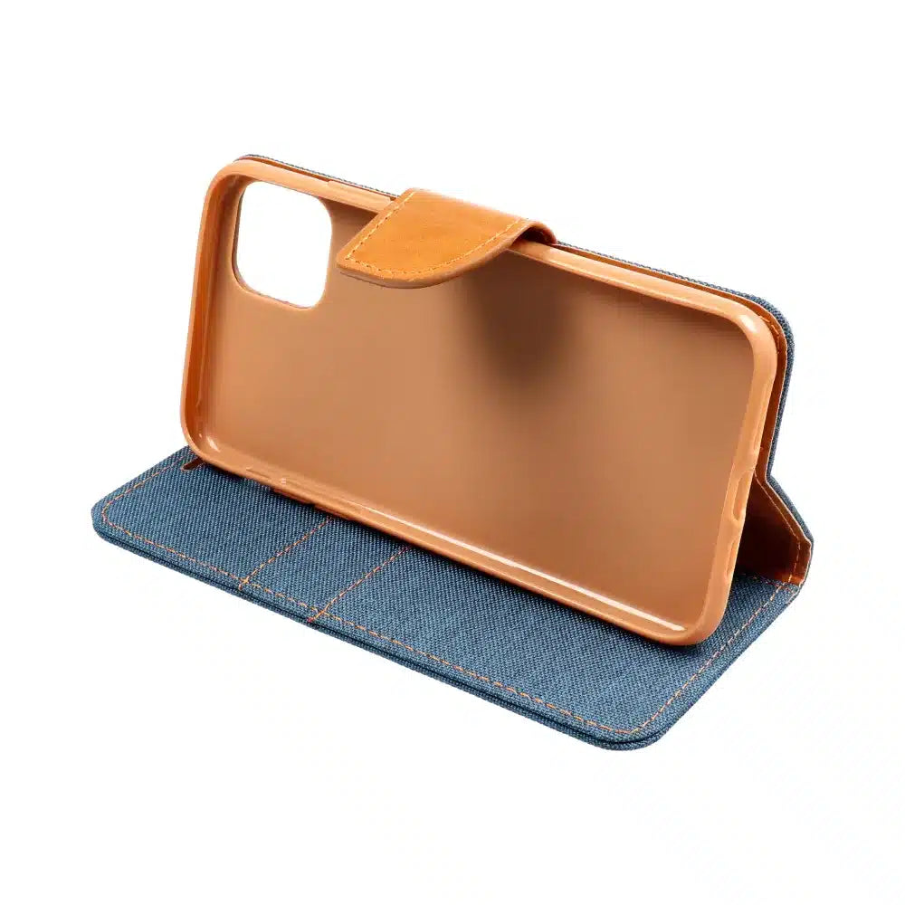 CANVAS Book case skládací pouzdro pro XIAOMI Redmi 12 4G / 12 5G tmavě modrá