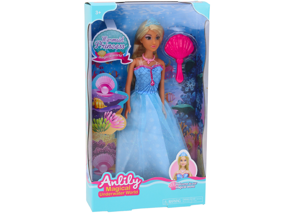 lutka za igru Anlily Mermaid Princess - plava