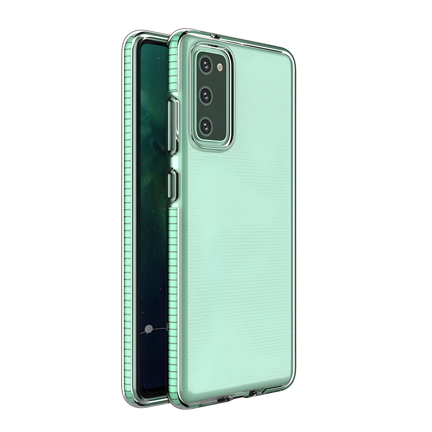 Futrola Spring clear TPU za Samsung Galaxy S30 Ultra/Galaxy S21 Ultra 5G - Svijetlo zelena KP8804