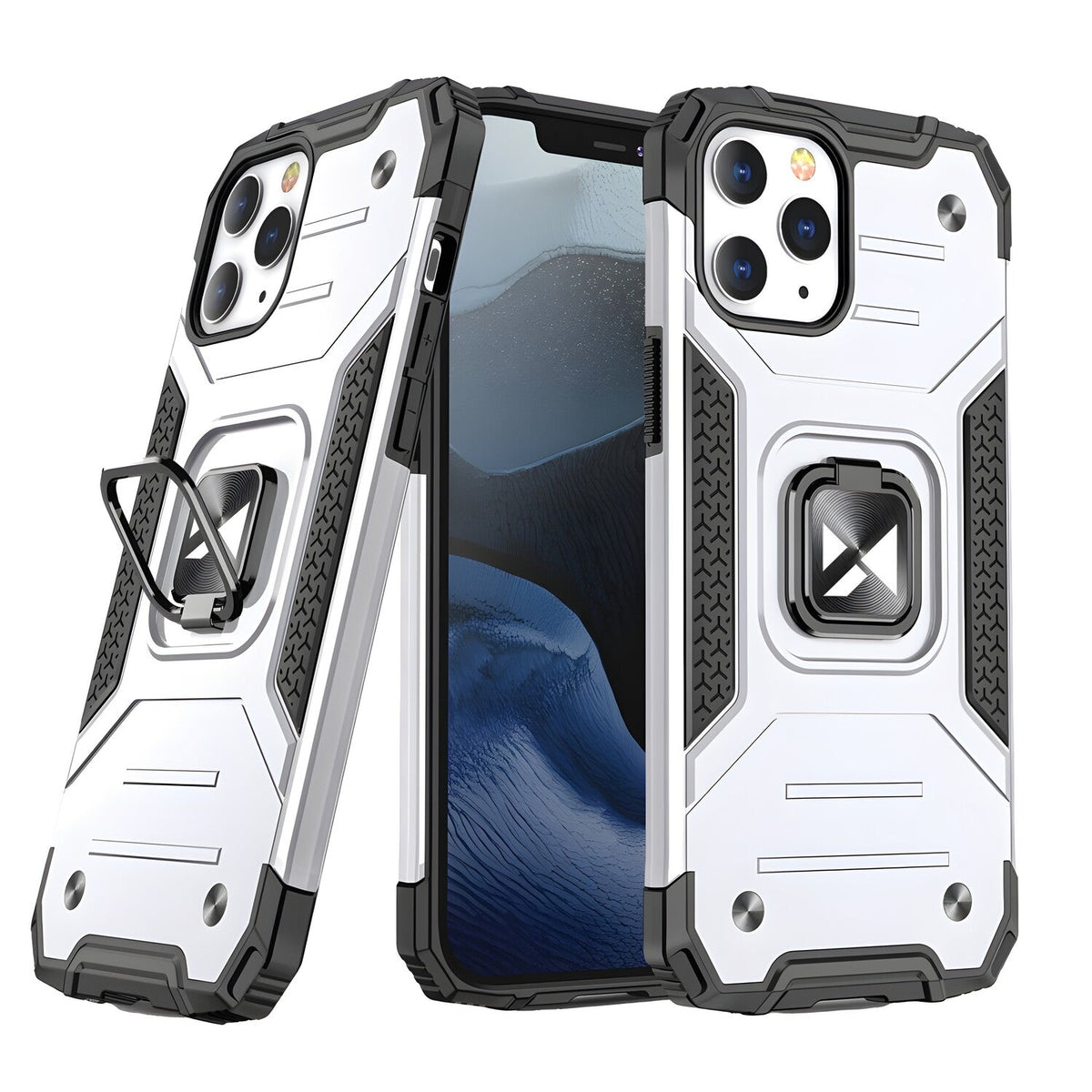 Futrola Wozinsky Ring Armor za Apple iPhone 12 Pro Max - Srebrna