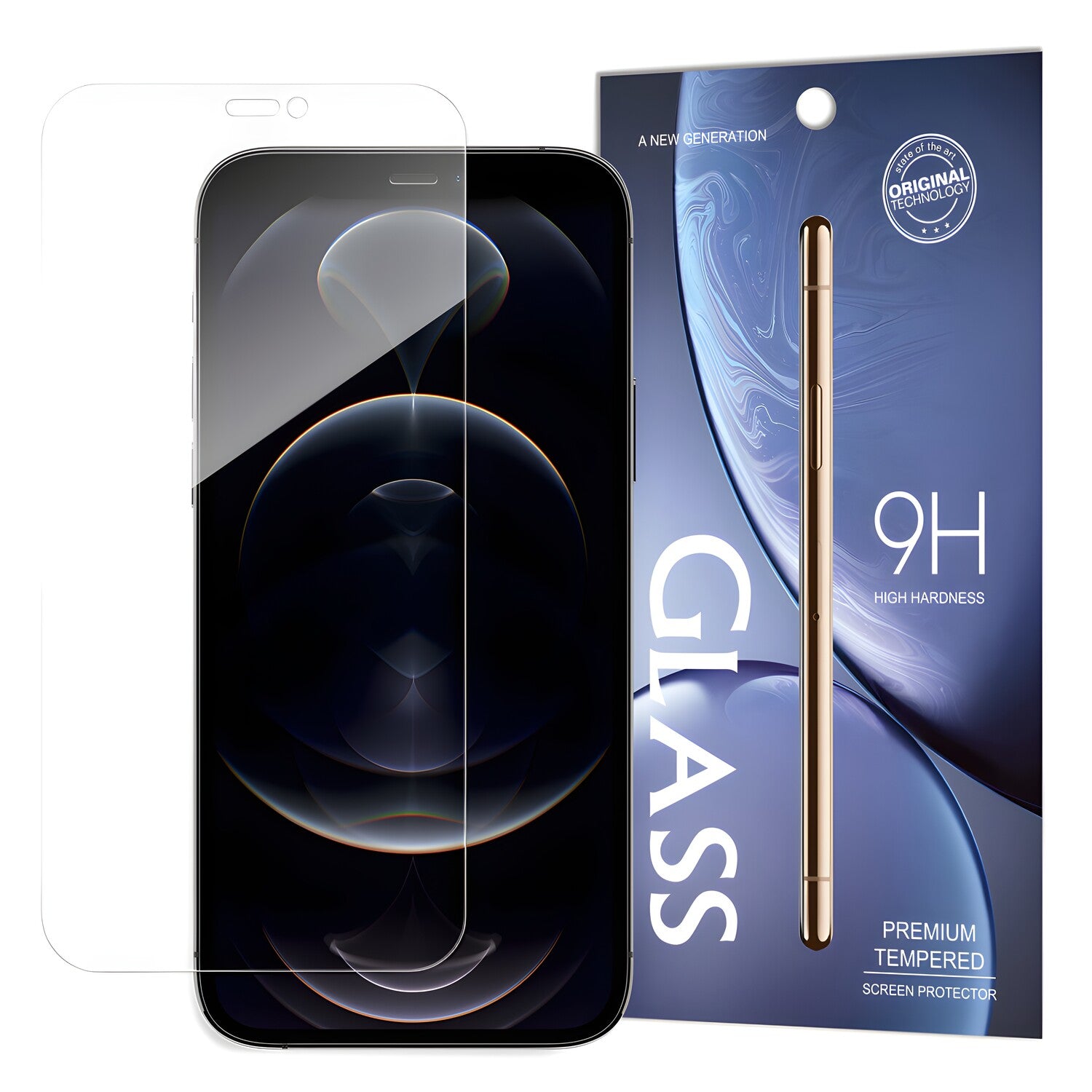 Kaljeno staklo 9H za Apple iPhone 14/iPhone 13/iPhone 13 Pro - Prozirna KP9990
